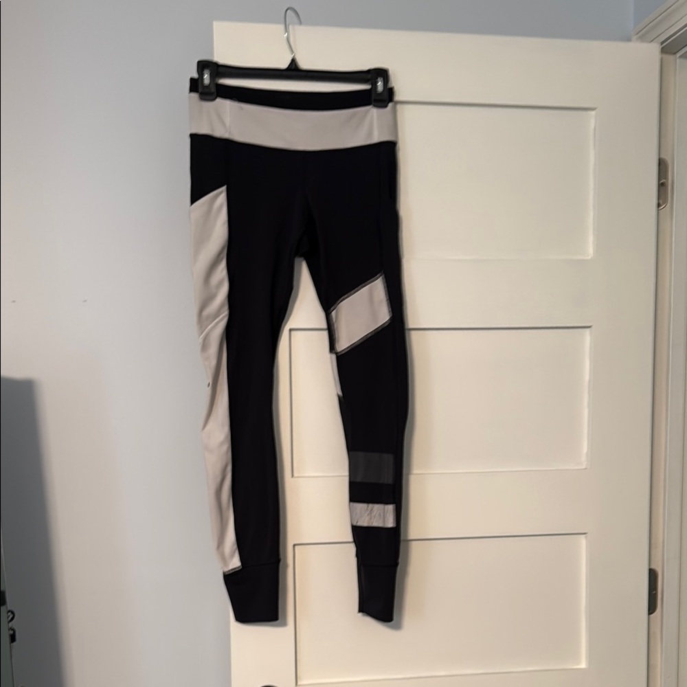 lululemon athletica Black and Gray Leggings